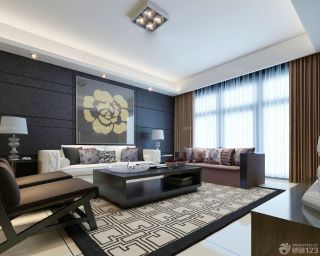 家装客厅组合沙发装修设计效果图库2023