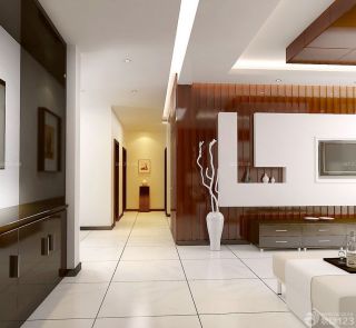 2023现代风格家装客厅走廊装修效果图片
