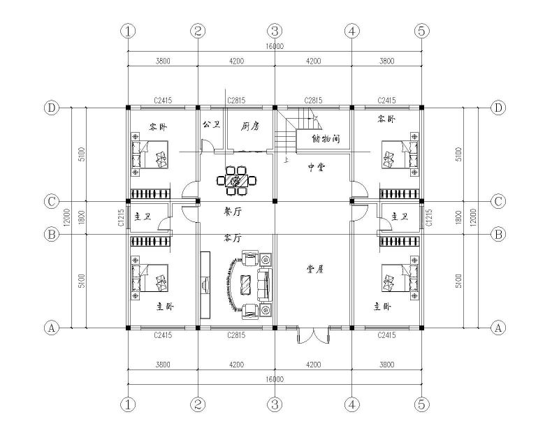 2023最新自建经典农村别墅平面设计图片大全