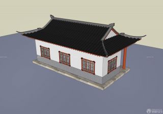 最新农村中式小型别墅外观设计图片2023