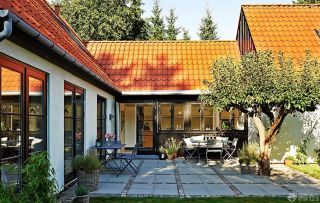 2023小别墅庭院屋顶琉璃瓦最新设计效果图片
