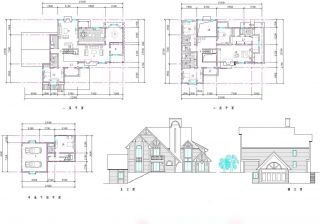 最新两层简易别墅设计平面图大全2023