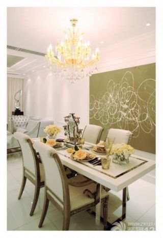 现代简约室内装修与设计餐厅效果图欣赏