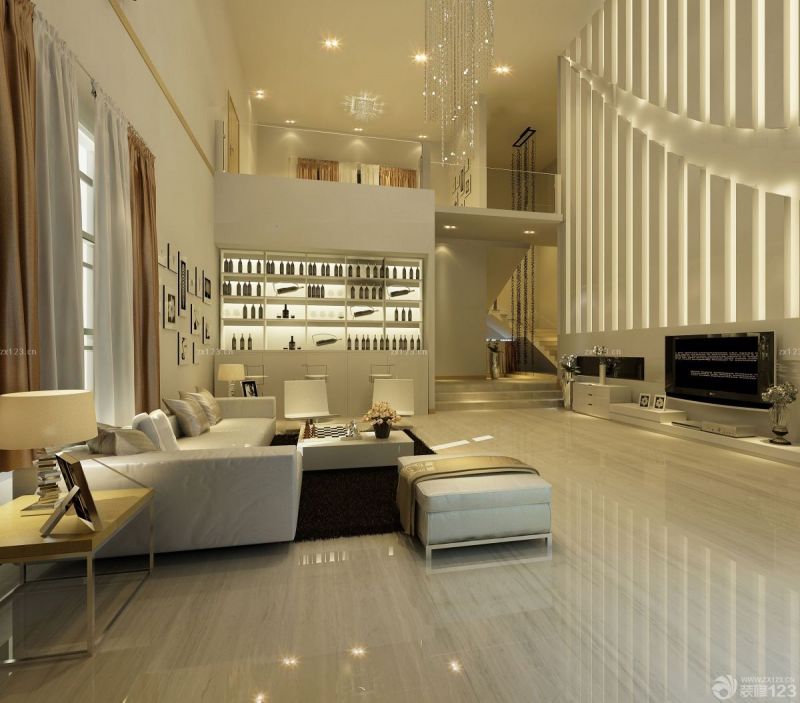 最新顶级别墅现代风格室内设计效果图欣赏
