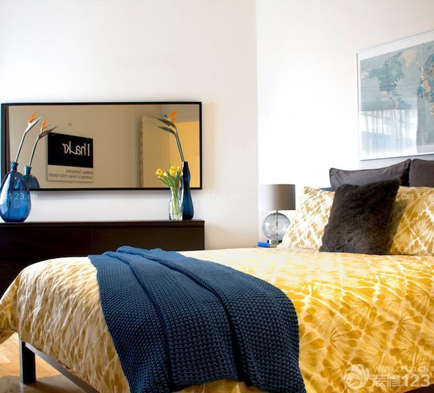 一居室小户型美式家装卧室最新装修图片