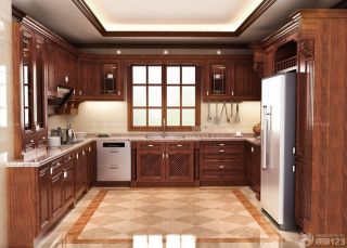60平房子厨房橱柜装修设计效果图片大全