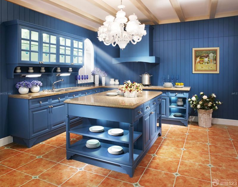 创意地中海房子厨房装修设计图片欣赏