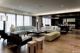 2023现代简约客厅组合沙发装修效果图片