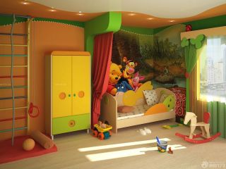 最新现代风格小户型儿童房间装修案例