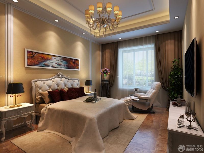 2025 主卧室装饰画装修设计效果图片