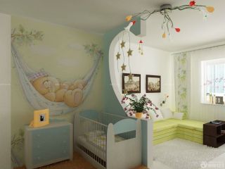 小户型儿童房间隔断设计效果图
