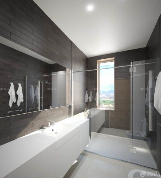 最新家装现代风格小户型厕所装修图片
