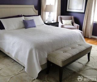 美式风格小户型室内卧室装修效果图大全2023图片