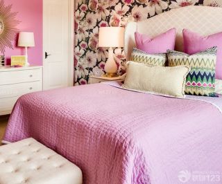 美式风格小户型卧室装修效果图大全2023图片