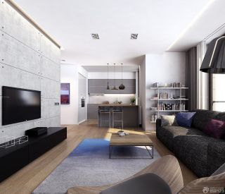 2023小户型室内设计家庭客厅装修效果图