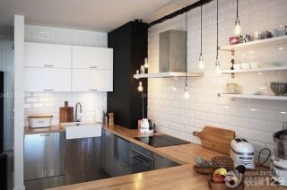 小户型开放式厨房橱柜效果图欣赏