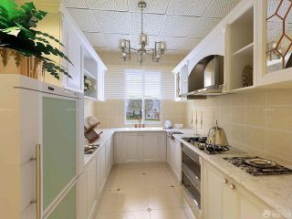 2023最新欧式小户型厨房橱柜装修样板间
