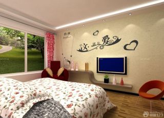 2023最新家装硅藻泥背景墙设计装修效果图片卧室