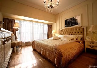 温州卧室欧式床装修效果图三室两厅