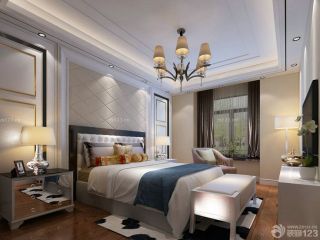 2023卧室双人床装修设计效果图