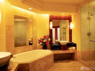 2023酒店室内设计浴室镜子装修效果图片