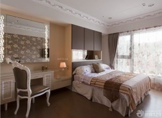 欧式新古典风格女孩卧室装修图片