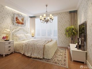 小别墅卧室地毯装修效果图大全2023图片