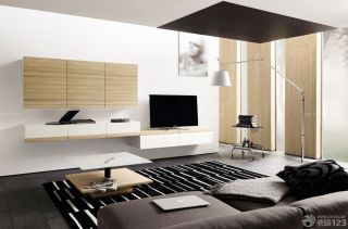 2023现代家装客厅电视背景墙设计效果图