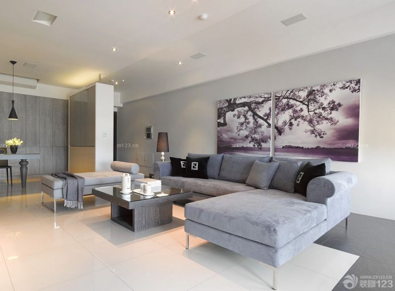 2023年最新家庭室内房子转角沙发装修效果图片大全
