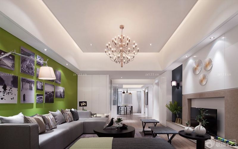 2025家装客厅沙发背景墙设计装修效果图