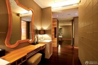 2023小型酒店室内原木地板装修设计效果图片
