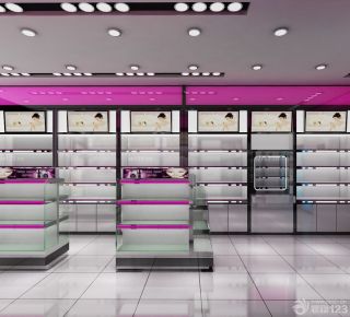 现代化妆品店柜子装修效果图2023图片