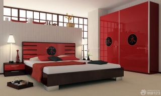中式家庭卧室装修效果图大全2023图片