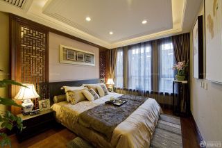 中式温馨小户型卧室装修效果图大全2023图片