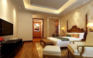 中式混搭风格卧室软包背景墙装修效果图大全2025图片