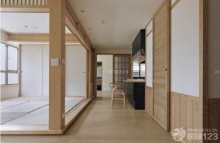 现代日式走廊装修效果图片