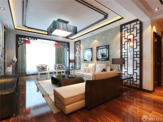 2023最新中式风格家装客厅设计效果图片