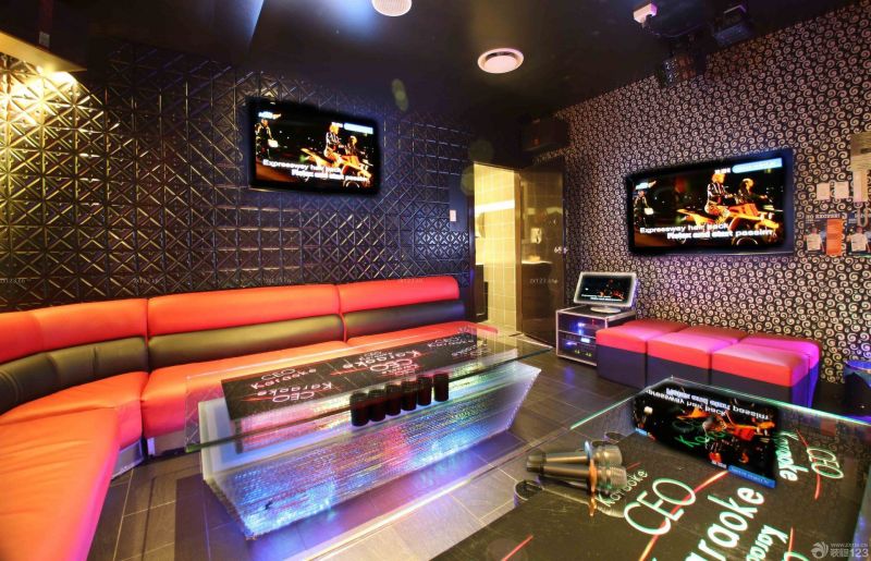 2025ktv包房电视背景墙效果图片