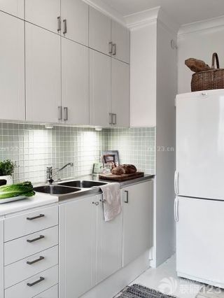 单身公寓厨房橱柜装修设计