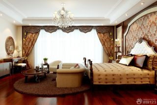 2023欧式家装卧室最新窗帘设计效果图