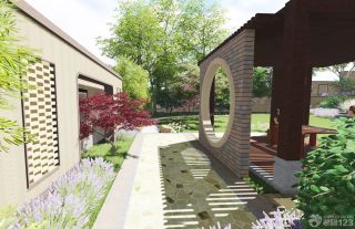 2023别墅花园绿化装修设计效果图片