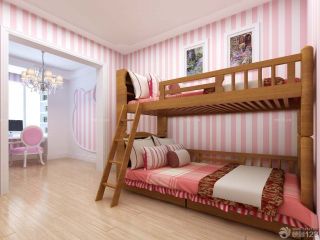 儿童房高低床装修效果图片