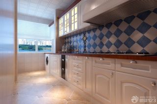 地中海风格厨房设计装修效果图片