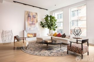 北欧风格装修设计客厅沙发图片