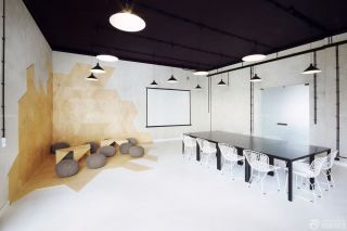 公司会议室矮凳装修设计效果图片