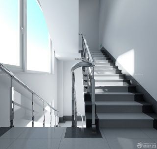 现代公司楼梯间窗户设计图片