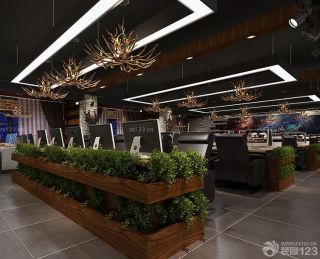 2023世界上最豪华的网吧大厅灯具设计实景图