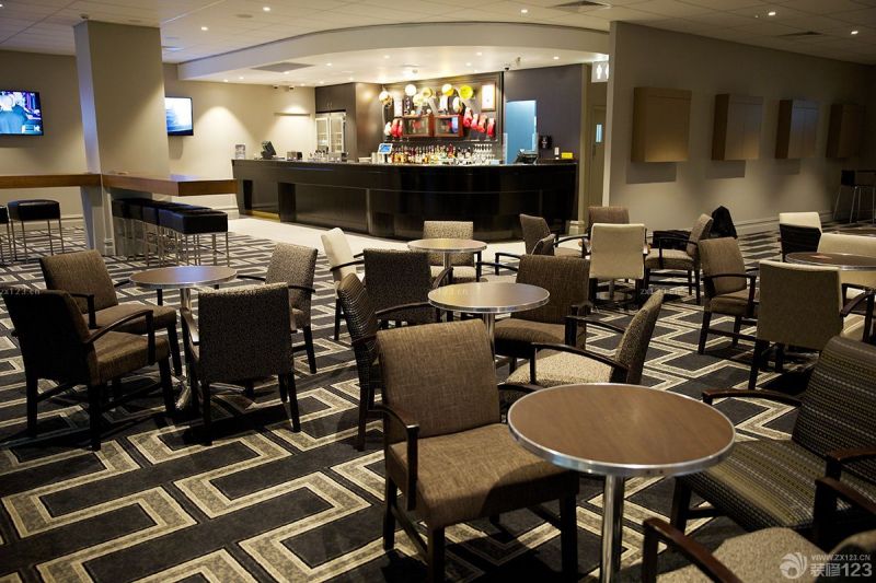 2025小型休闲酒吧地毯装修效果图片
