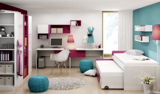 现代设计风格10平方卧室装修效果图片
