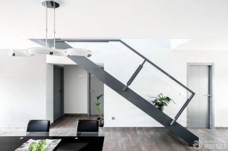 现代时尚室内楼梯装修设计